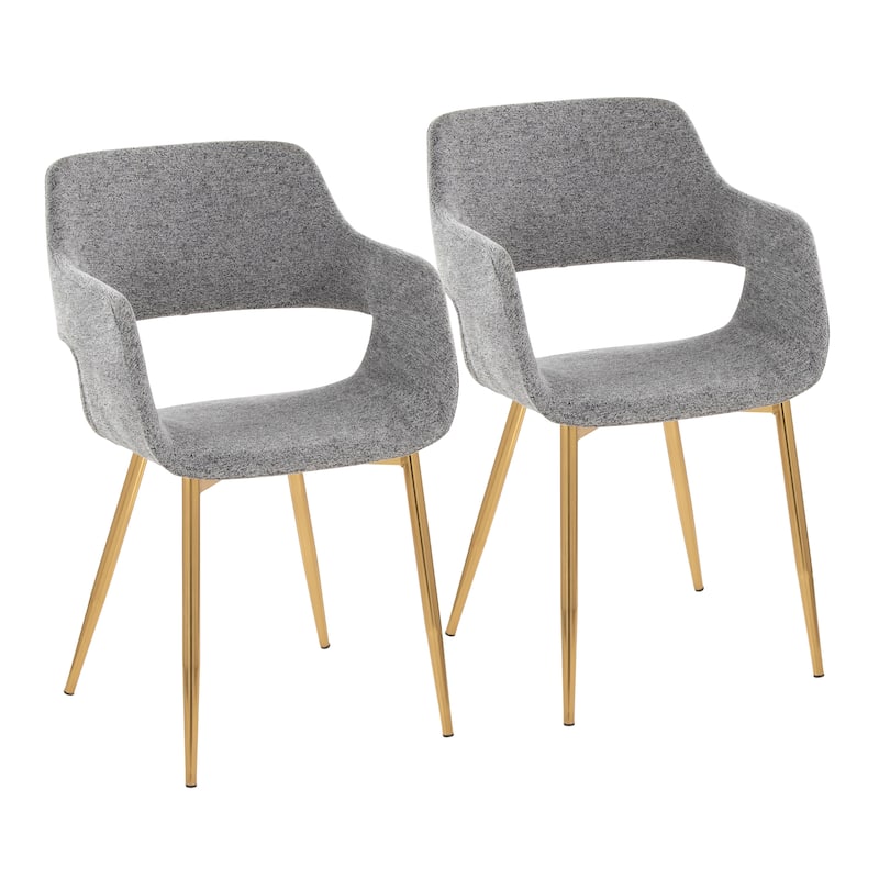 Porch & Den Vallen Dining Chair with Metal Legs (Set of 2)