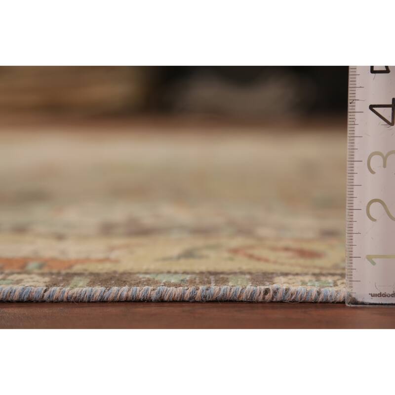 Medallion Tabriz Persian Area Rug Oriental Floral Handmade Wool Carpet - 6'8"x 9'7"