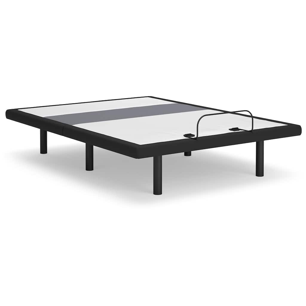 Signature Design by Ashley Best Base with Lumbar and Audio Black Adjustable Head Base