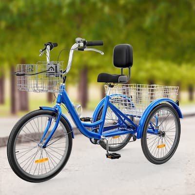 Adult Tricycle 3 Wheel Bikes 7 Speed Trike Bike