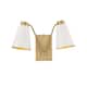 Option White / Natural Brass
