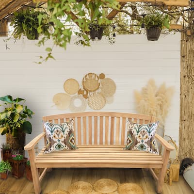 Seven Seas Teak San Jose Teak Wood Outdoor Patio Bench, 6 Foot