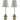 Set of 2 Bainbridge Mini Buffet Lamps, 18 1/4 inch Tall