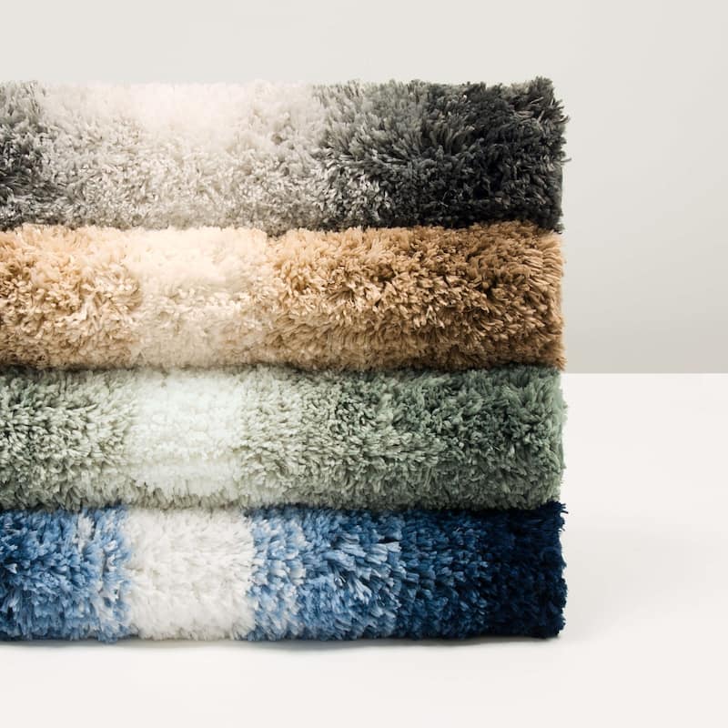 Mohawk Home Machine Washable Ombre Border Bath Rug