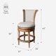 preview thumbnail 111 of 109, Maven Lane 26" Pullman Swivel Counter Height Kitchen Stool