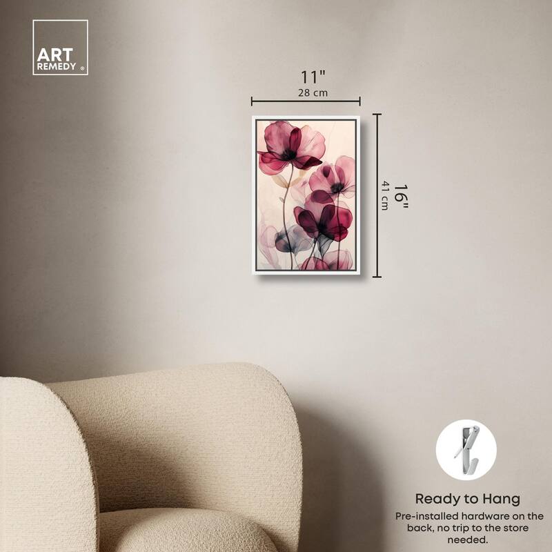 Filigree Flora I Canvas by Art Remedy