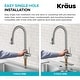 preview thumbnail 13 of 106, KRAUS Bolden 2-Function Single Handle Pulldown Kitchen Faucet