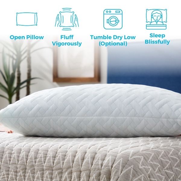 Chopped hotsell foam pillows