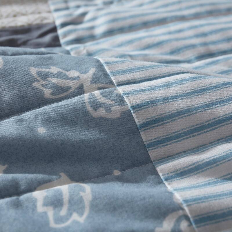 Wonderful Floral Quilt Set 3 Piece Cotton