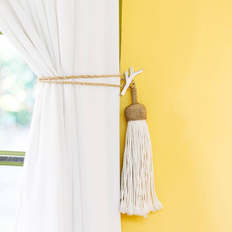Curtain Tieback Hooks - Set of 2 Adhesive Hooks Holdbacks