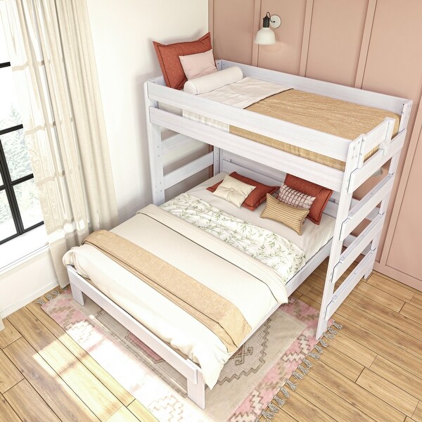 Less than IV V GOATBED セット Amazon.com: Max & Lily Modern Farmhouse Low Bunk Bed, Twin