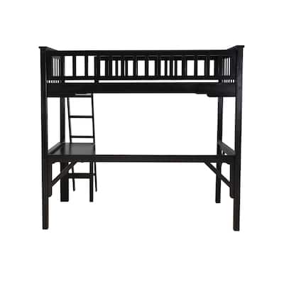 Levi Wooden Twin Study Loft Bed