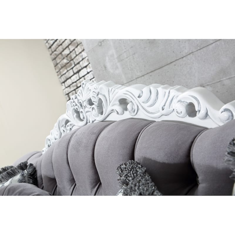 Zac 93" Rolled Arms Traditional Sofa