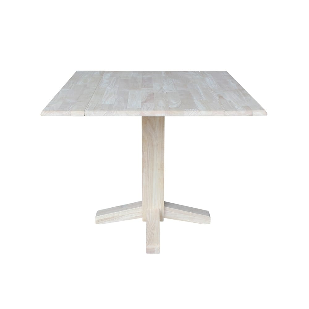 Square Dual Drop Leaf Dining Table