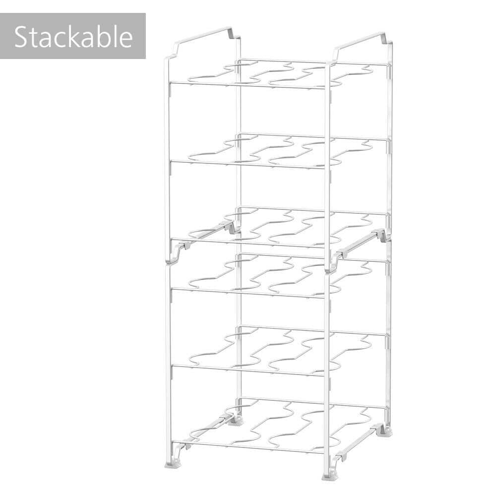 2 Pack Kitchen Wrap Organizer Rack