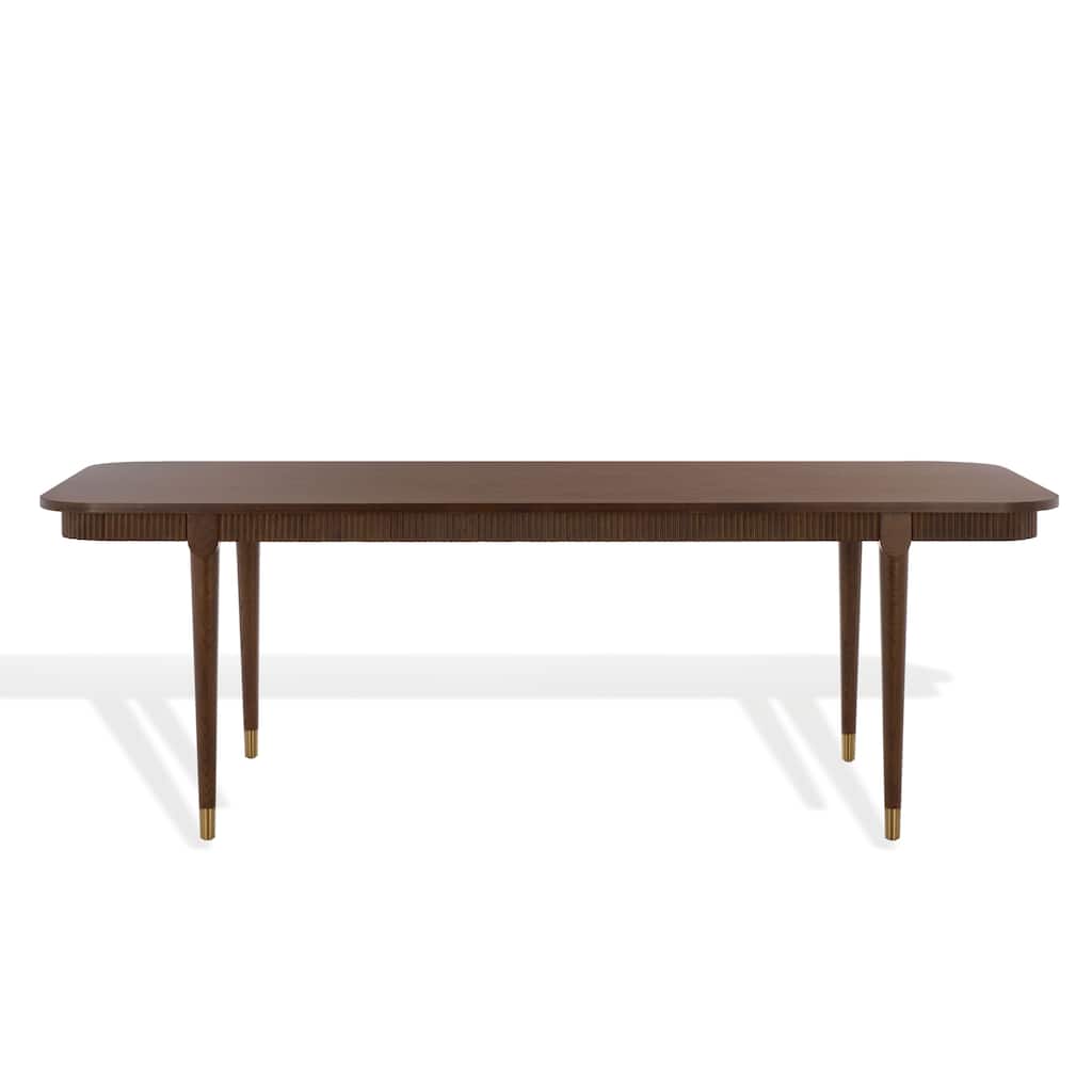 SAFAVIEH Couture Kaylenne 90-inch Ribbed Apron Dining Table - 90"W x 39"D x 30"H