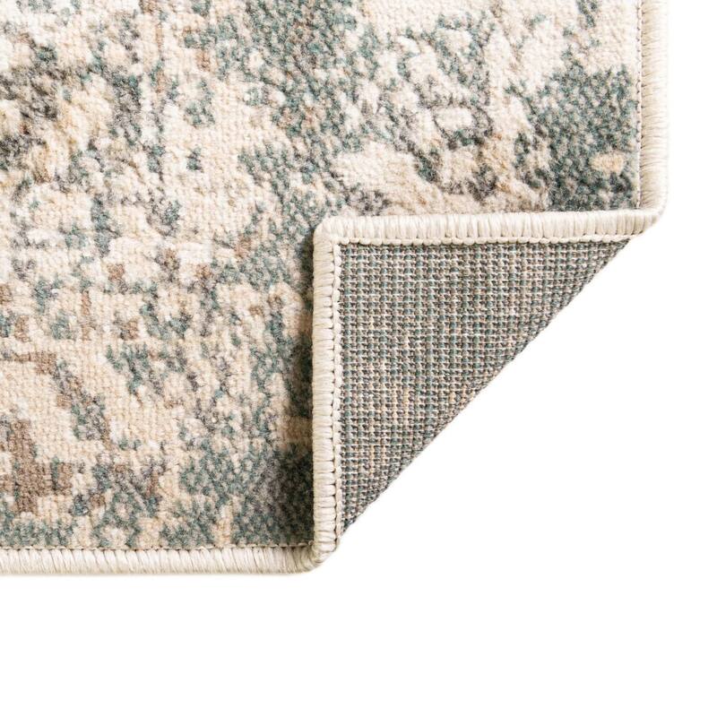 Contemporary Daisy Collection Area Rug