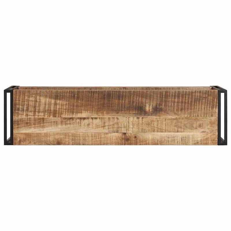 vidaXL TV Stand 47.2"x11.8"x15.7" Rough Mango Wood