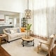 preview thumbnail 5 of 13, LALUZ Farmhouse 3-Light Wood Cage Lantern Chandelier Rustic Pendant for Kitchen Island Foyer