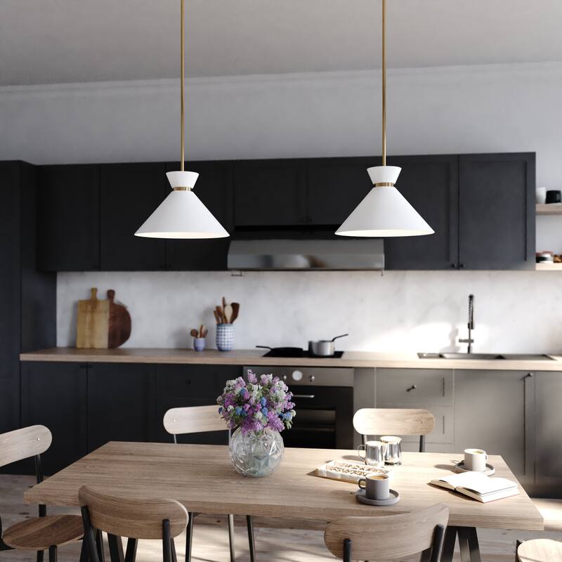 Racine Mid-Century Modern Bowtie Pendant Light, LED Compatible