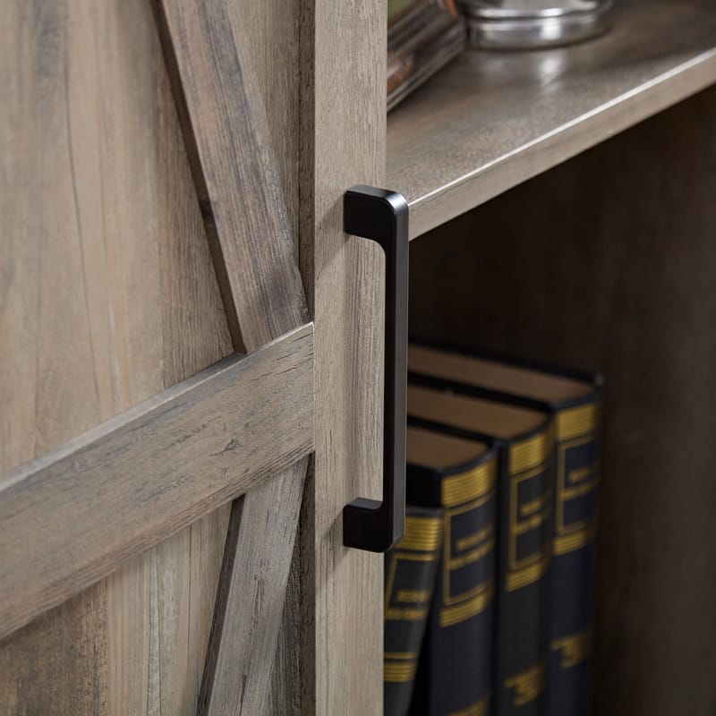 Farmhouse Style Wood Tall Storage Cabinet with Shelves,Living Room Cabinet with Door