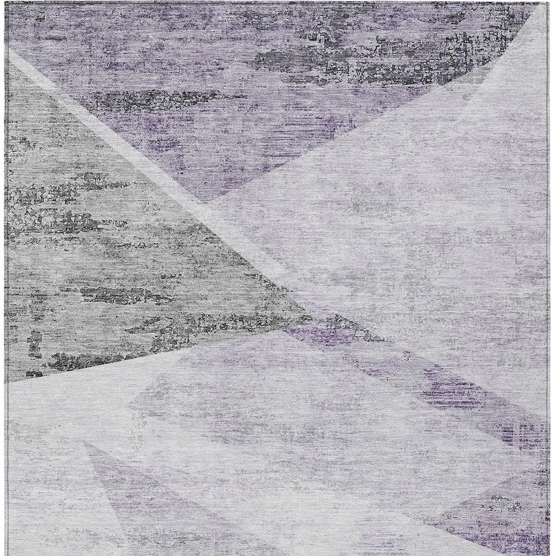 HomeRoots Abstract Transitional Rectangle Outdoor Rug