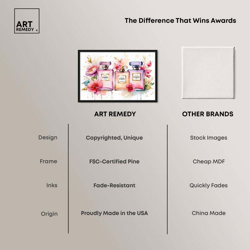 Floral Fragrance Canvas by Art Remedy