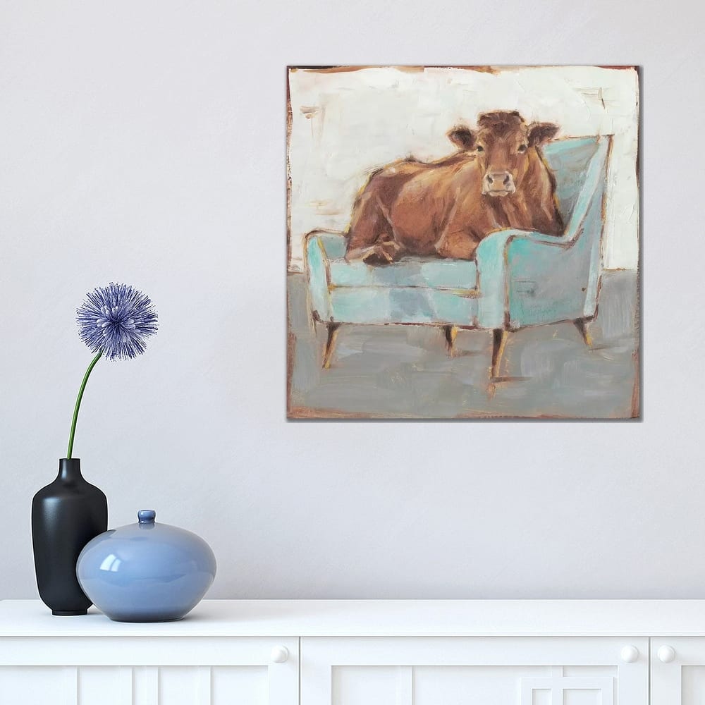 iCanvas "Moo-ving In IV" by Ethan Harper Canvas Print