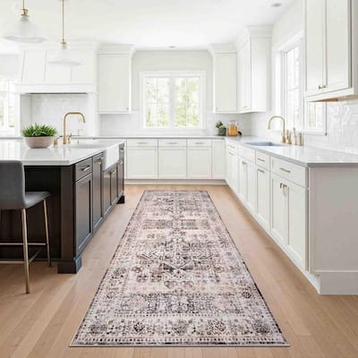 Delara Machine Washable Area Rug, Soft & Durable, Non-Slip Backing, Eco- Friendly GRS certified.
