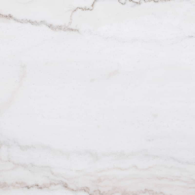 Jason Round Marble Top Side End Table White And Charcoal