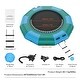 preview thumbnail 11 of 21, 12ft Portable Inflatable Recreational Water Bouncer Trampoline with 3-Step Ladder and Electric Air Pump