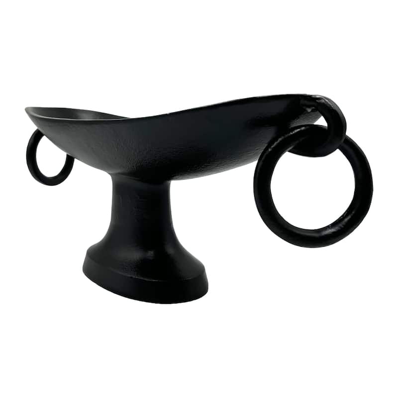 Decorative Handmade Aluminum Modern Pedestal Bowl