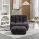 preview thumbnail 65 of 70, Roomfitters Fluffy Bean Bag Chair - Comfortable Super Soft Lazy Sofa Chair with Memory Foam - Indoor for Living Room, Bedroom
