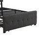 preview thumbnail 23 of 40, Storage Bed Metal Platform Bed with a Big Drawer.