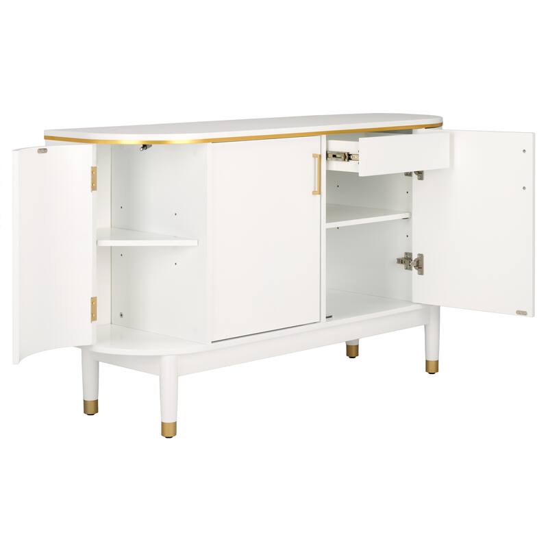 SEI Furniture Fenpatrick Buffet Sideboard - 50"W x 16"D x 30"H