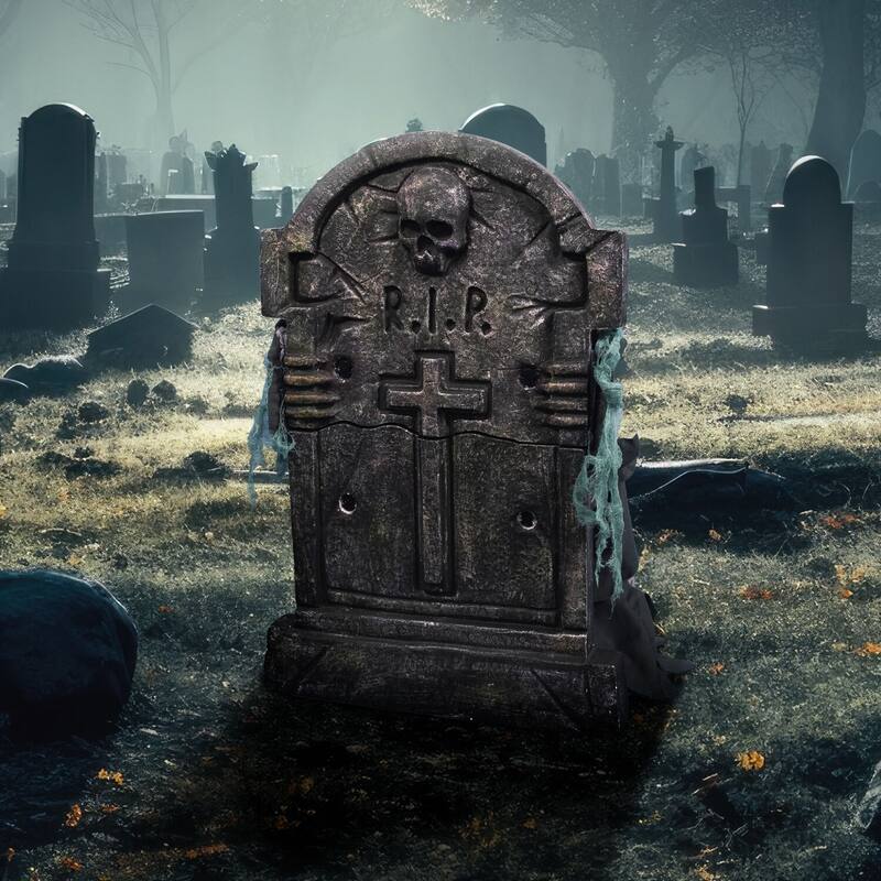 Haunted Hill Farm Tombstone Lifter by Tekky, Premium Halloween Animatronic