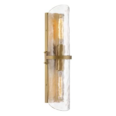 Minka Lavery 3692 Elora 2 Light 22" Tall Bathroom Sconce with Water