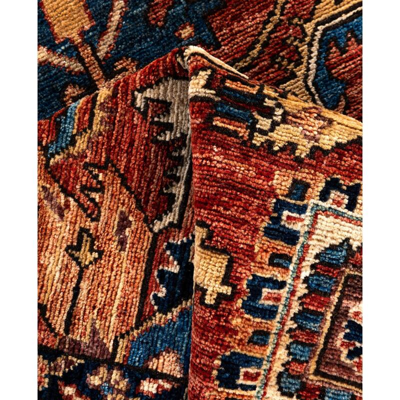 Serapi One-of-a-Kind Hand-Knotted Area Rug - Red - 4' 2" x 6' 3"