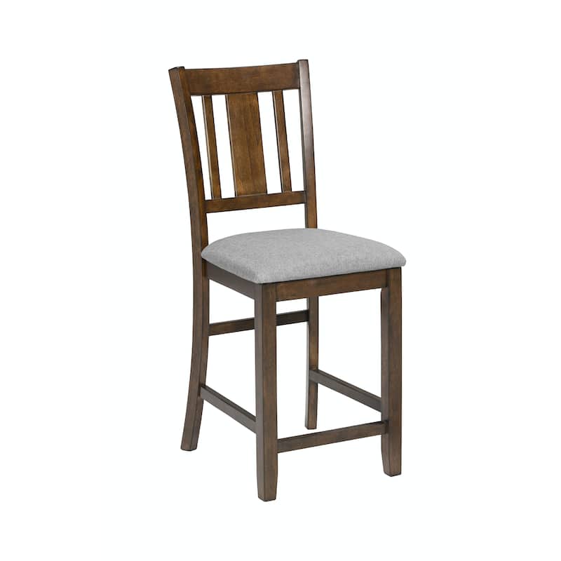 Set of 4 Counter Height Dining Chairs with Padded Seats