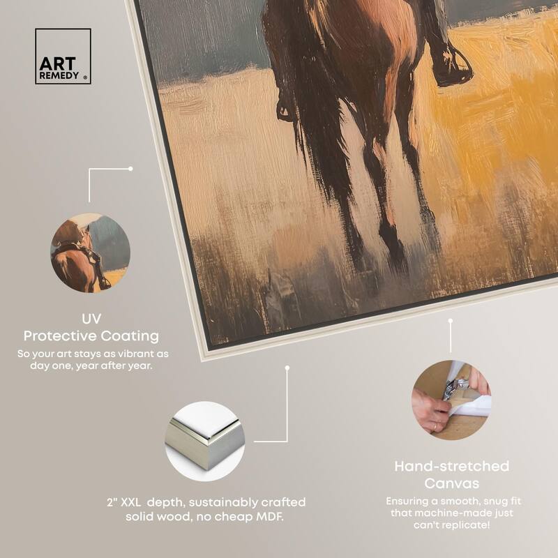Long Ride Canvas by Art Remedy