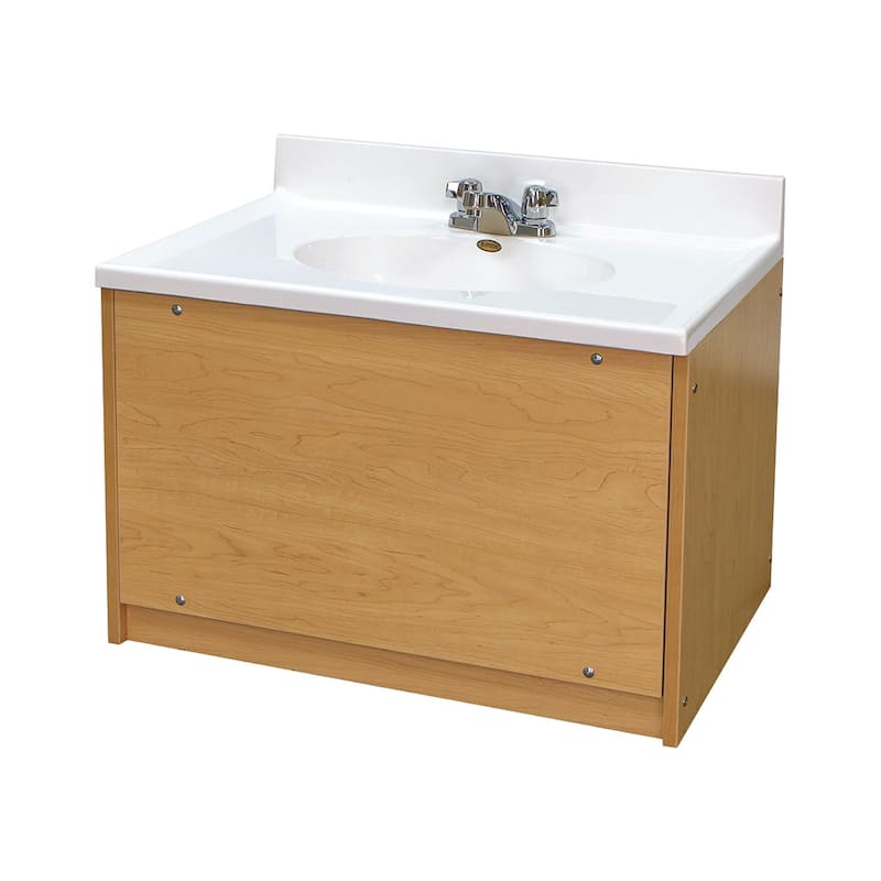 Tot Mate Double Laminate Floor Vanity - 49" x 21" x 21.5"; Unassembled