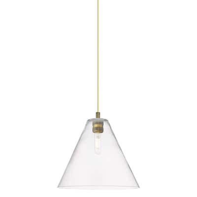 Innovations Lighting 434-1P-11-12 Crown Point Pendant Cone Crown Point