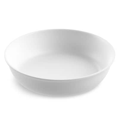 Abode Homewares by TarHong Edge Matte White Serve Bowl,11.8"/121.85 oz.