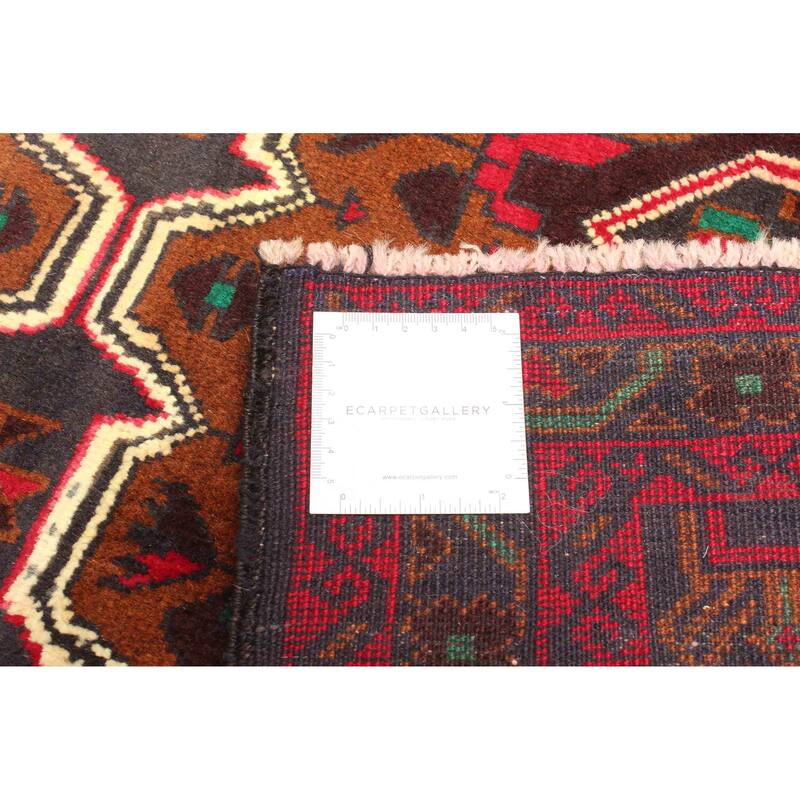 ECARPETGALLERY Hand-knotted Teimani Brown Wool Rug - 2'10 x 4'9