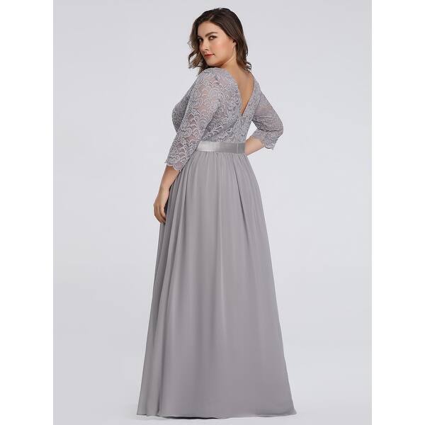 Shop Ever Pretty Women S Plus Size Elegant Lace Evening Party