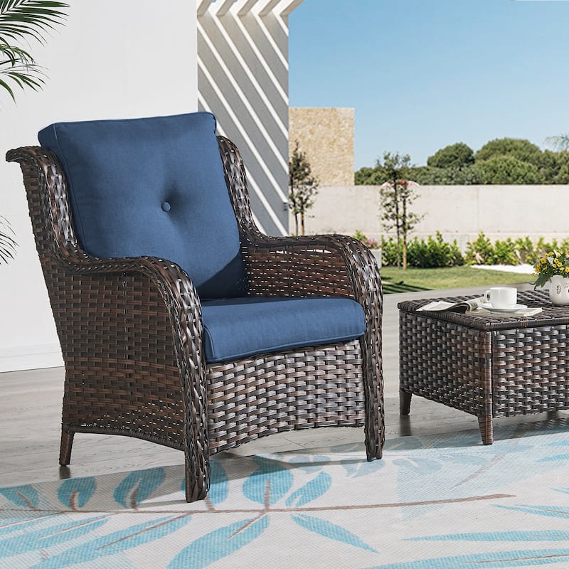 22 in x 24 in Outdoor Chair Deep Seat Replacement Cushion - N/A