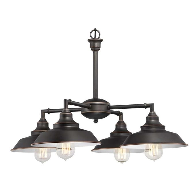 Roseto Red Deer 4 Light 25" Wide Chandelier