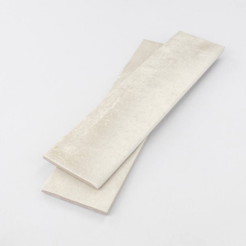 Arcadian 3 in. x 12 in. Glazed Ceramic Subway Wall Tile - Linen Matte - 5 in. x 7 in. tile sample
