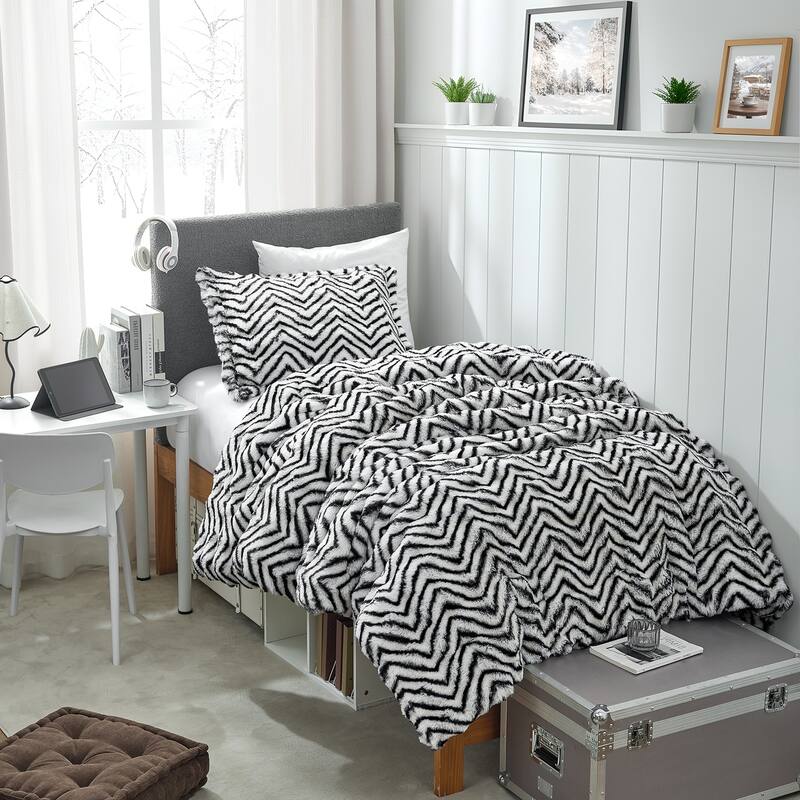 Snowball® Oceans - Coma Inducer® Oversized Comforter Set - Zebra Ripple - Zebra Ripple - Twin XL