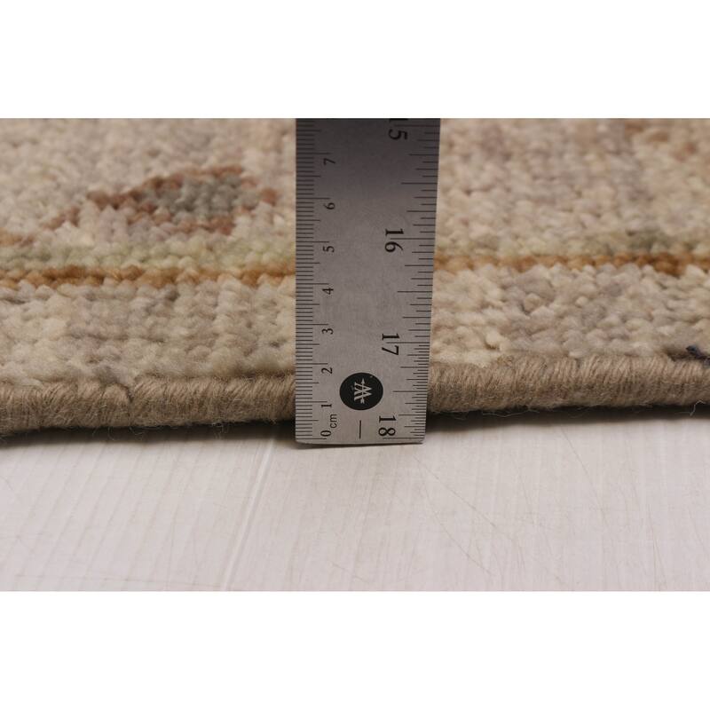 ECARPETGALLERY Hand-knotted Jules Serapi Taupe Wool Rug - 8'0 x 9'10